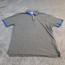 Ecko Unltd Polo Shirt Mens XL Gray Blue Casual Golf Golfing Rugby 100% Cotton - £17.88 GBP