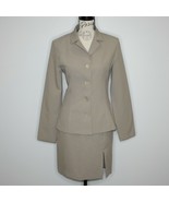 Garage Women&#39;s Beige Suit Blazer Jacket Skirt size 7 NWT - £19.65 GBP