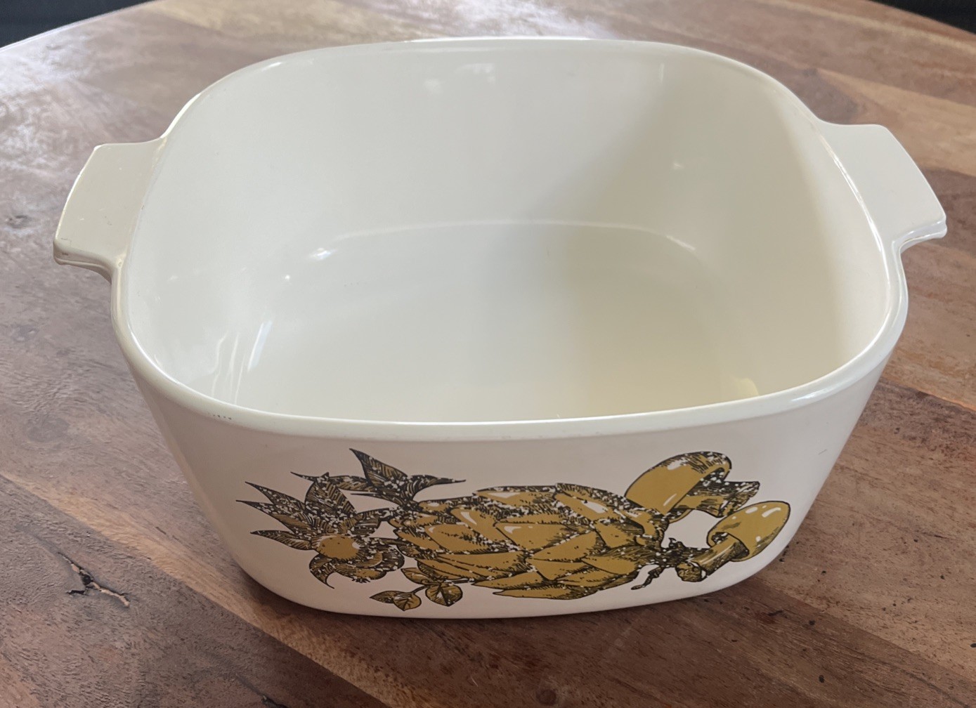 Corning Ware Nature&#39;s Bounty 4 qt Casserole Mushroom P-84-B RARE Limited... - $35.00