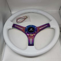 Brand New 350mm 14&#39; Universal JDM JK RACING Deep Dish ABS Racing Steerin... - $75.00