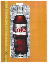 Coke Chameleon Size Coca Cola Diet 20 Oz Bottle Flavor Strip Clearance Sale - £1.20 GBP