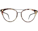 Lindberg Eyeglasses Frames 9729 Col.U14 Matte Dark Purple Red Tortoise 5... - £249.10 GBP