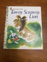 Tawny Scrawny Lion - Hardcover A Little Golden Book 1999 GOOD - £3.90 GBP
