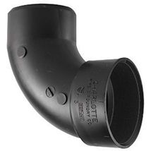 Charlotte Pipe &amp; Found Abs003021200ha Elbow 90 Abs Dwv4&quot;hxspig - $43.94 CAD