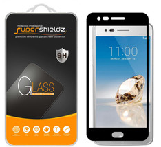 2X Full Cover Tempered Glass Screen Protector For Lg Aristo (Black) - £18.84 GBP