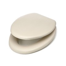 Bone Soft Padded Toilet Seat Premium Cushioned Elongated Cover Bathroom ... - $93.32