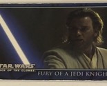 Vintage Star Wars Attack Of The Clones Trading Card #86 Ewan McGregor - $1.49