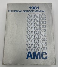 1981 AMC Technical Service Manual Spirit Concord Eagle A811001 Repair Book - £15.14 GBP