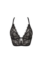 L&#39;agent By Agent Provocateur Womens Bralette Elastic Sheer Black Size Uk 32A - £39.14 GBP