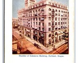 Chamber of Commerce Building Portland Oregon OR UNP Unused UDB Postcard W10 - $4.04