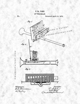 Mouth-organ Patent Print - Gunmetal - £6.35 GBP+