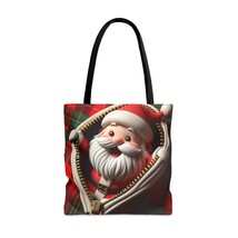 Tote Bag, Christmas, Santa, Personalised/Non-Personalised Tote bag, awd-864, 3 S - £22.38 GBP+