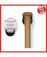 Sporta Baseball Holder Set - Art Deco Wall Mount Display Rack for Enthus... - $34.01 CAD