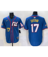 Men&#39;s All Stars 2025 Los Angeles Dodgers 17 Shohei Ohtani Baseball Js Blue - $1,257.00 MXN