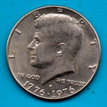 1976 D Kennedy Bicennential Halfdollar Near Uncirculated - £4.78 GBP
