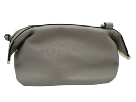 Steve Madden Women Beige Faux Leather Handbag Purse Travel Makeup Bag 11x4x4.5&quot;  - £14.60 GBP