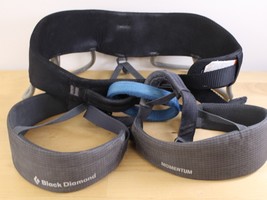 Black Diamond Momentum Climbing Harness Men’s XS (24&quot; - 27&quot;) – Used - $21.77