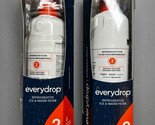 Lot of 2 Everydrop by Whirlpool Ice and Water Refrigerator Filter 2 (2 F... - £59.52 GBP