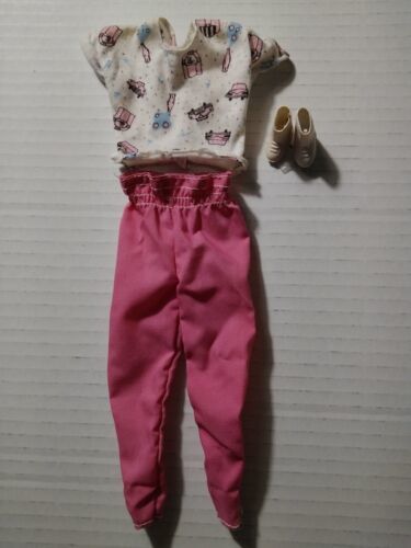 Primary image for EUC Vintage Barbie Clothing lot 1980's Shirt,Pants & SHOES