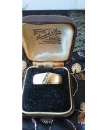 Antico vintage SOULMATE anni &#39;30 con sigillo in oro su argento sterling ... - £89.33 GBP