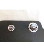 Emmons Black with Stone &amp; Silver Tie-Tack &amp; 1 Cufflink Vintage (#6198) - $21.99