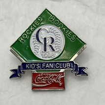 Colorado Rockies 1996 Kids Fan Club Coors Field Baseball Enamel Lapel Hat Pin - £4.47 GBP