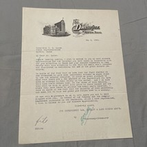 The Driskill Hotel Austin Texas Letterhead 1935 letter To State Representative - £27.87 GBP