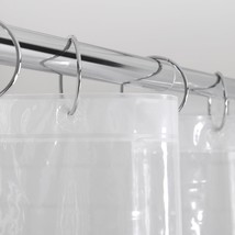 Magnetic Light Weight Shower Curtain Liner Clear - £6.25 GBP