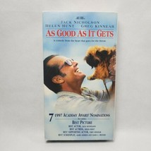 AS GOOD AS IT GETS (VHS) 1997 Jack Nicholson Helen Hunt Best Picture - £1.56 GBP