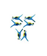 C&amp;H Solutions 3 Pairs (6 Ct) Blue Parrot Flip Style Beach Towel Clips Ju... - $346.87 MXN