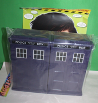BBC Doctor Who Tardis Police Playset 2 Piece Card Storage Box Set And Pa... - $49.49