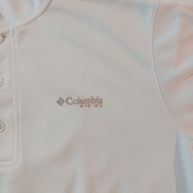 Columbia Omni-Shade XM6930  Mens White Polo Shirt Short Sleeve Measured Chest 44 image 4