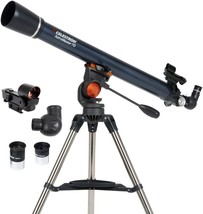 Refractor Telescope, Fully Coated Glass Optics, Adjustable Height Tripod... - £144.92 GBP