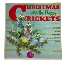 Christmas with The Happy Crickets LP Vinyl Record 33 RPM Grand Prix Surf Holiday - £9.45 GBP