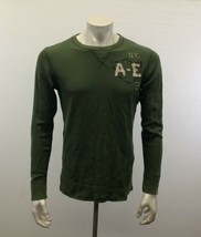 American Eagle Men&#39;s Medium Green Vintage Fit Long Sleeve Cotton Shirt - £9.25 GBP
