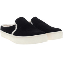 Staheekum Cozy Camp Mule Women Faux Fur Lined Slip On Mule Slippers Black Suede - £9.48 GBP