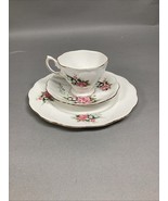 Royal Albert Lily Of The Valley Teacup Saucer &amp; Dessert Plate Bone China... - $34.73 CAD