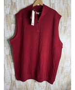 Cutter &amp; Buck Sweater Vest XXXL Men’s Preppy Mock-Neck - $333.73 MXN