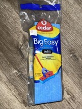 O-Cedar Big Easy Flat Sponge Mop Refill Discontinued New Sealed - $13.99