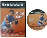 Kettle Worx Fitness Work Out DVD Fast Fat Burn With Tall Case - $7.31