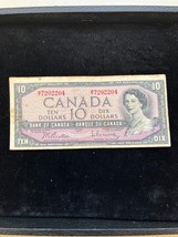 Canada 1954 10 dollars Queen Elizabeth II  - $19.80