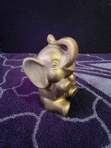 Metallic Painted Small Elephant Figurine - $2.97