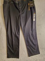 Lee Pants Womens Size 18 Black Pockets Straight Leg Mid Rise Belt Loops Pull On - £5.89 GBP