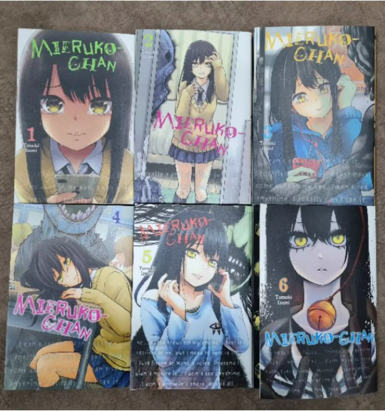 Mieruko Chan English Manga Volume 1-6 Comic Book Complete Set Express Sh... - $100.00