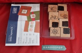 Stampin' Up! 8 Piece Rubber Stamp Little Layers II 100030 Craft, Scrapbooking - $9.89