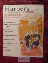 HARPER&#39;s January 1956 Graham Greene Loren C. Eiseley Martin Mayer - £12.70 GBP