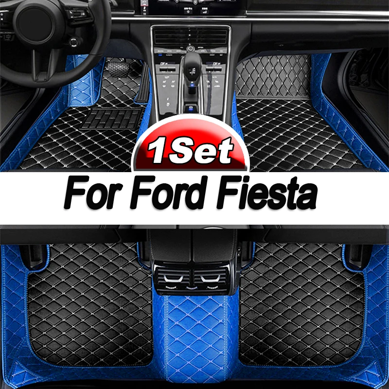 Car Floor Mats For Ford Fiesta Mk6 Mark VI Mk7 WS WT WZ 2009~2016 Anti-dirt Pads - £74.67 GBP+