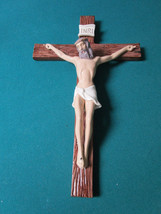 Beautiful Ceramic Cross Jesus In Cross 14 X 9&quot; - £35.04 GBP