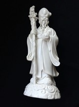 Blanc Dehua Chinese Republic Period Porcelain Shou Xing Figure Sculpture. - $130.00