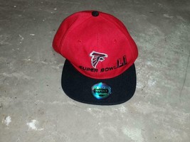 Atlanta Falcons Superbowl LI 50 Baseball Hat Cap Strapback Adjustable Red - £19.57 GBP